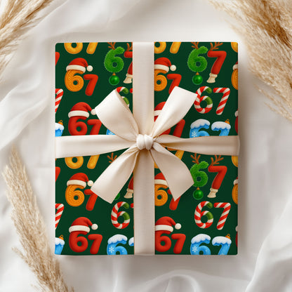 67 Gen Alpha Christmas Wrapping Paper