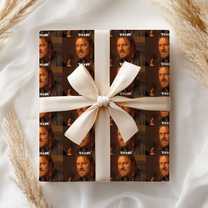 It is a Gift, Lord of the Rings Gift Wrap