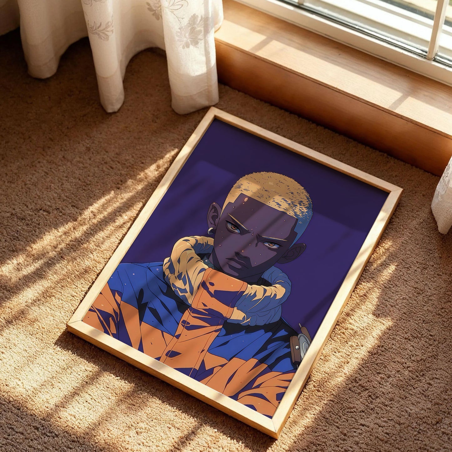 Blonde Buzz Cut Poster