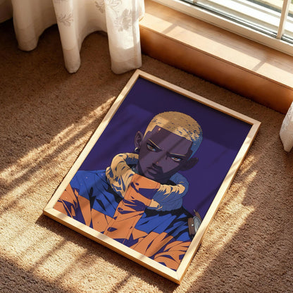 Blonde Buzz Cut Poster