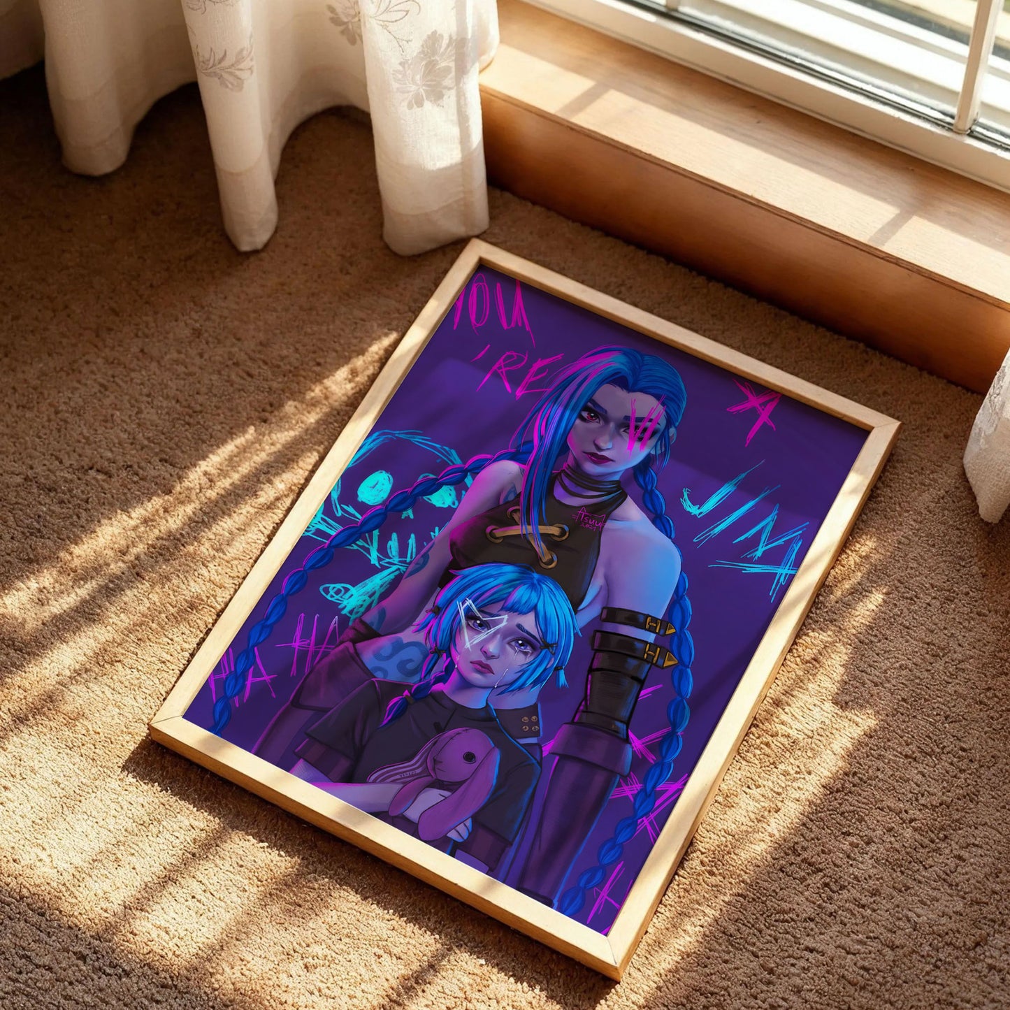 Jinx and Powder Arcane Poster