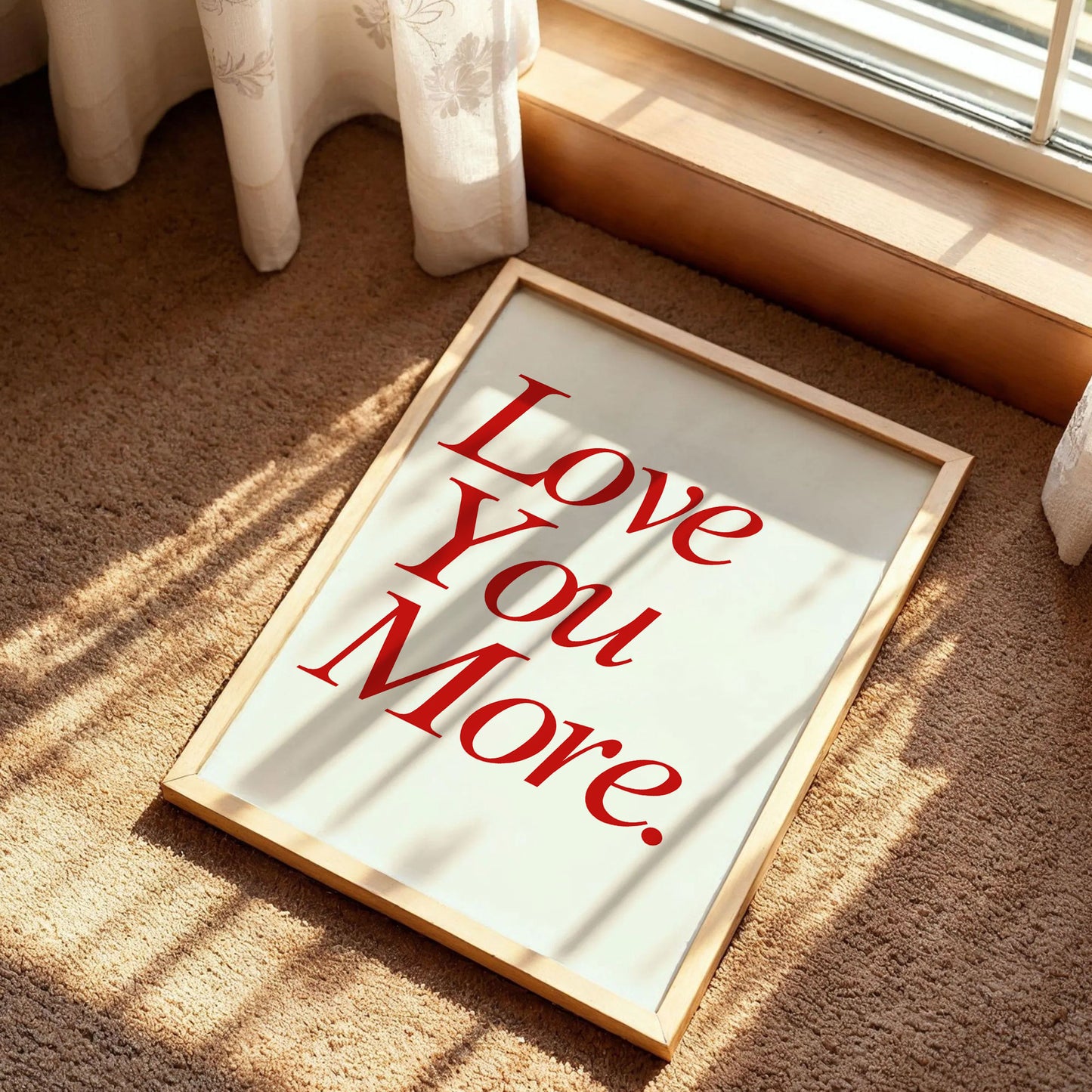 Love You More Wall Decor