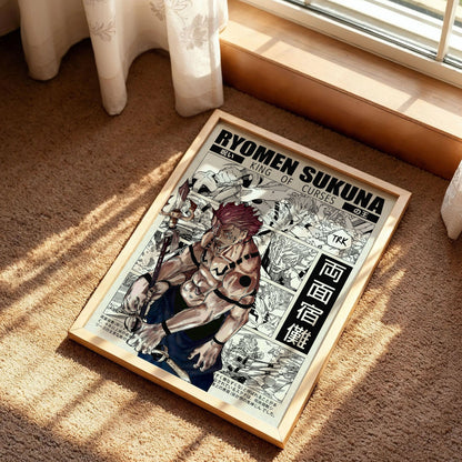 Ryomen Sukuna Wall Art