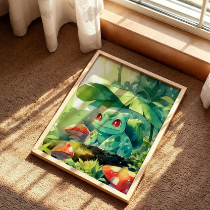 Bulbasaur Bloom Pokemon Poster