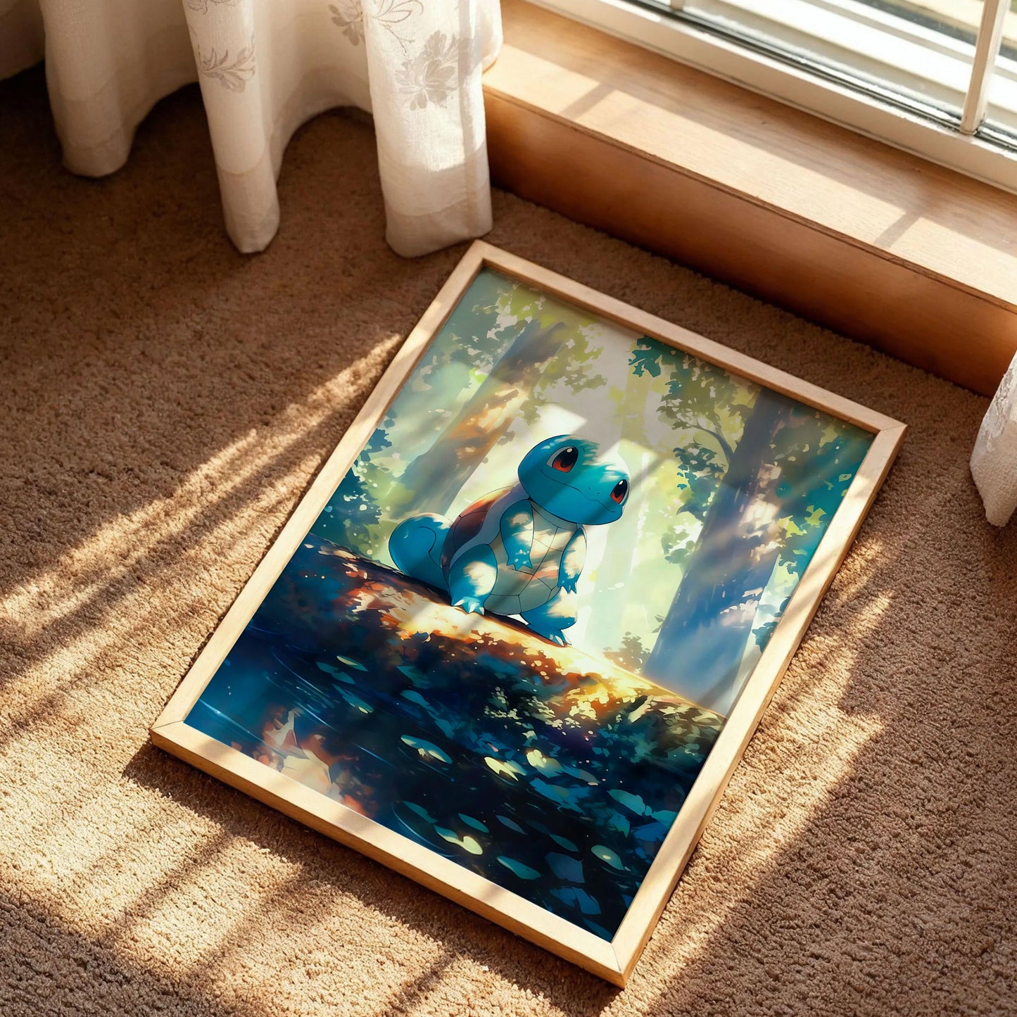 Squirtle Pokemon Gaming Wall Art