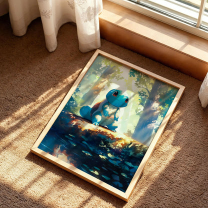 Squirtle Pokemon Gaming Wall Art