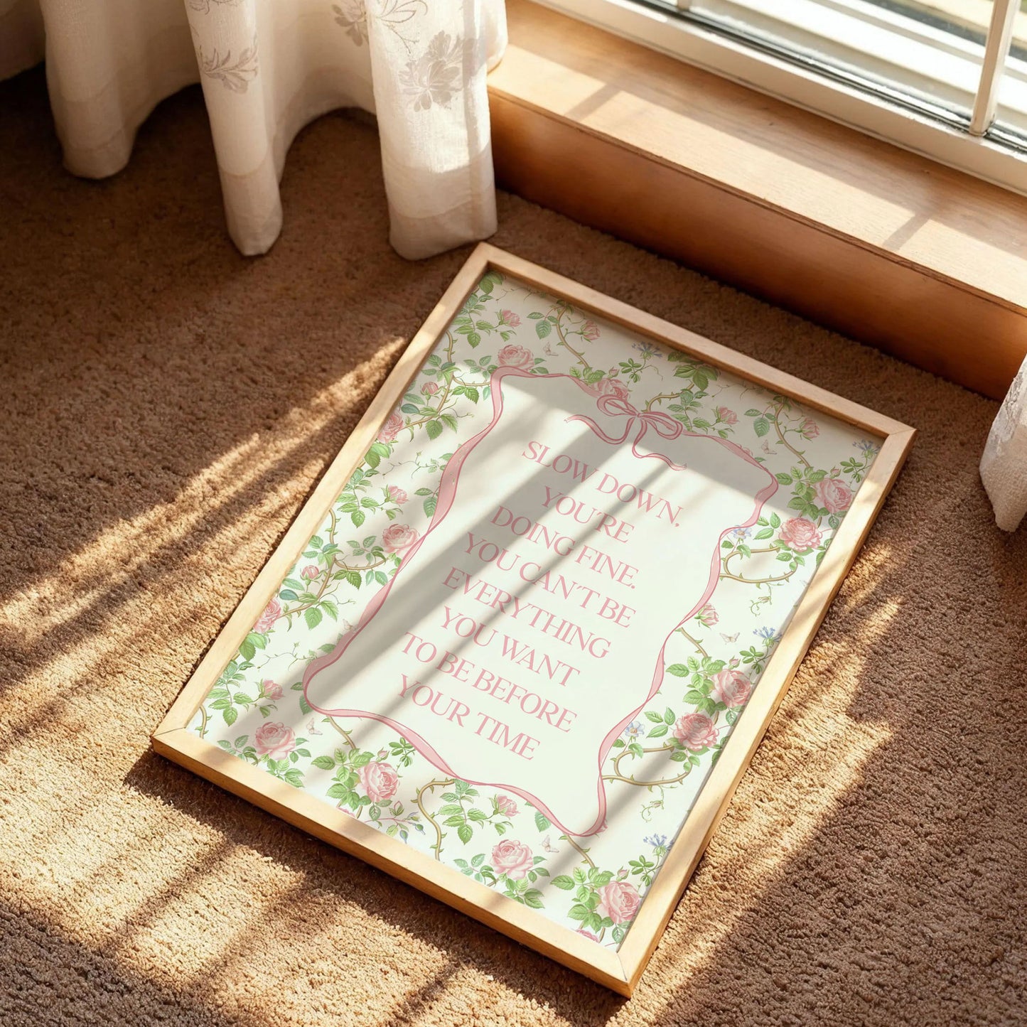 Slow Down You’re Doing Fine Poster