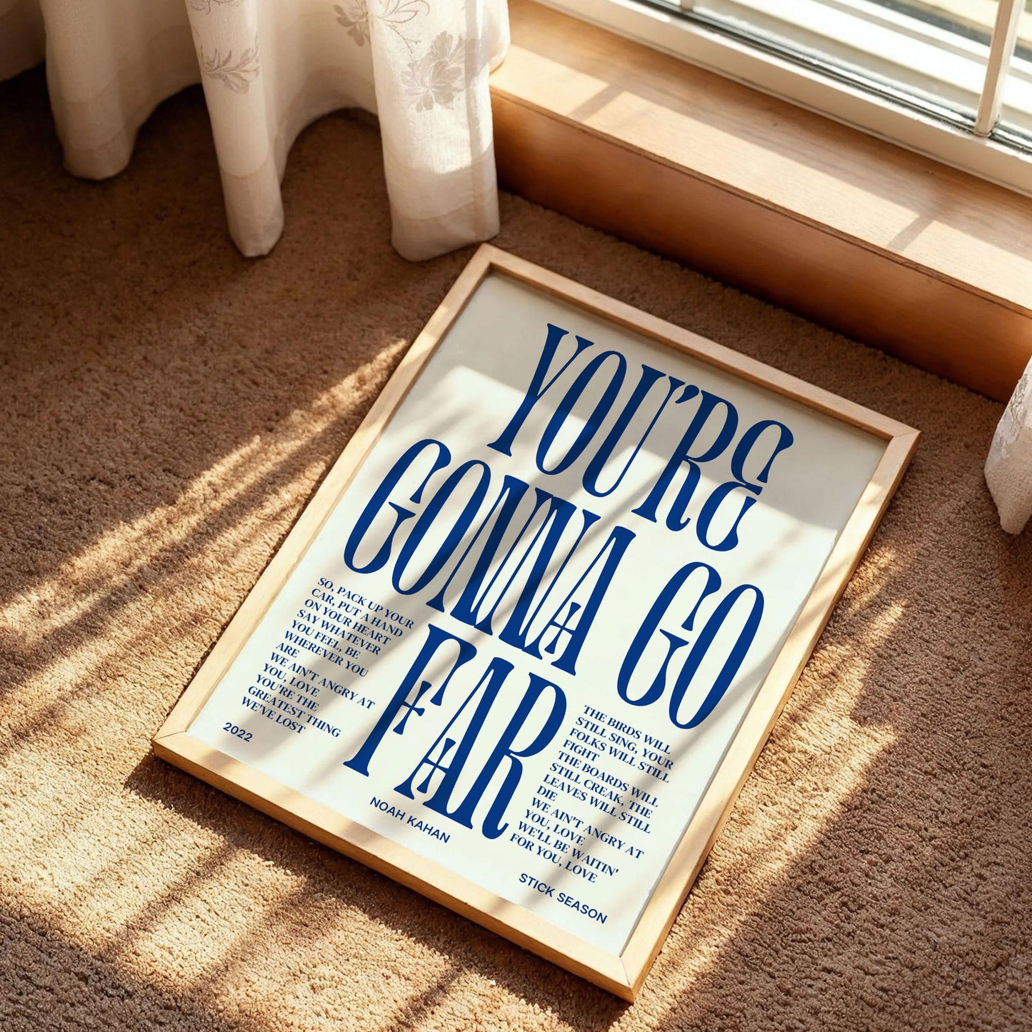 You're Gonna Go Far Poster