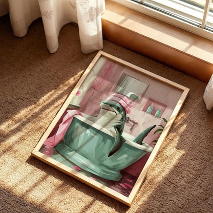 Shark in the Bathtub Wall Art