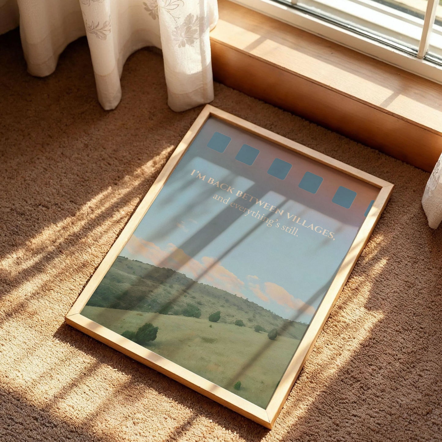 The View Between Villages Poster