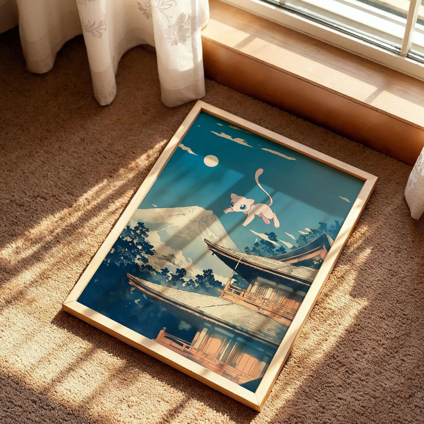 Mythical Pokémon Mew Print Art
