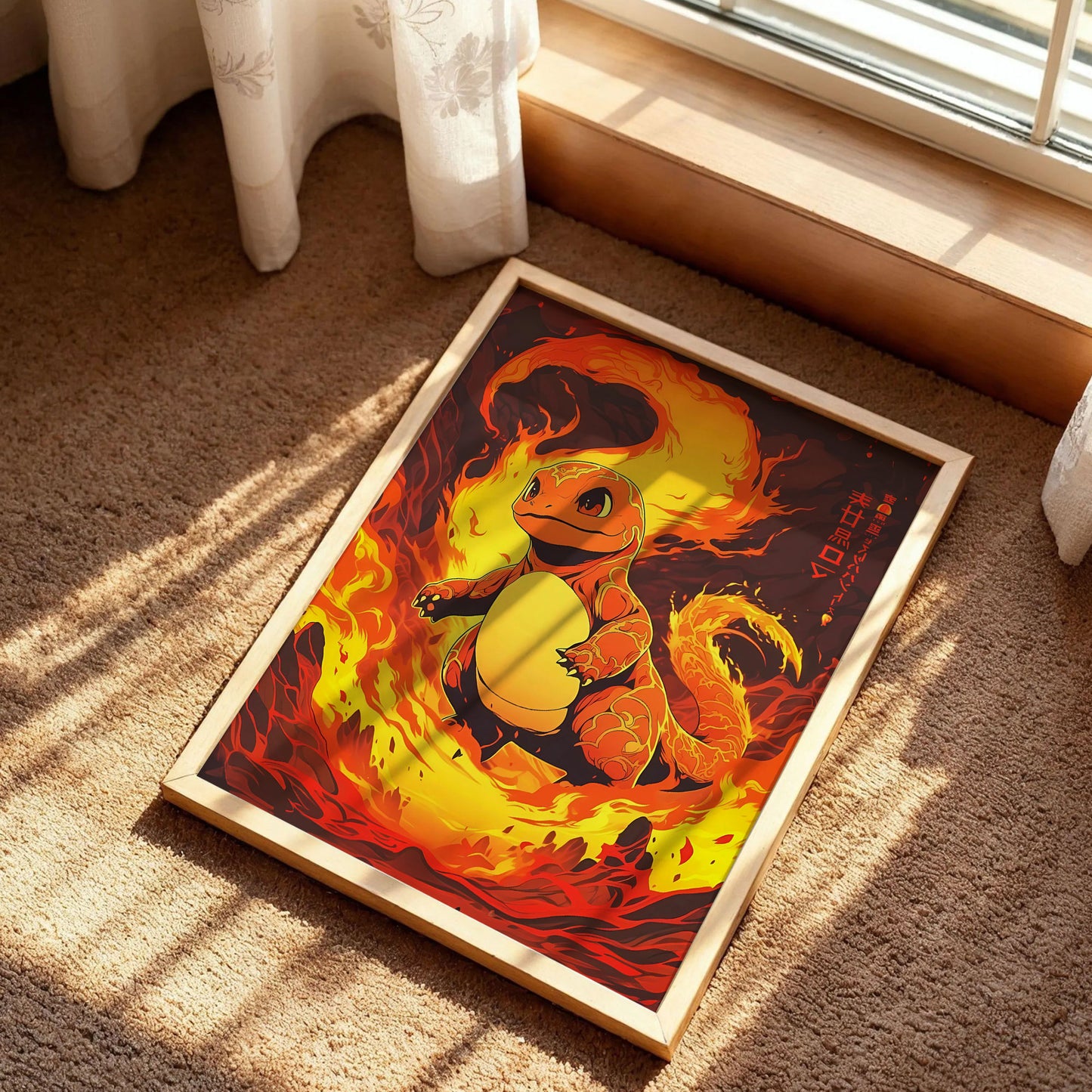 Charmander Pokemon Wall Art