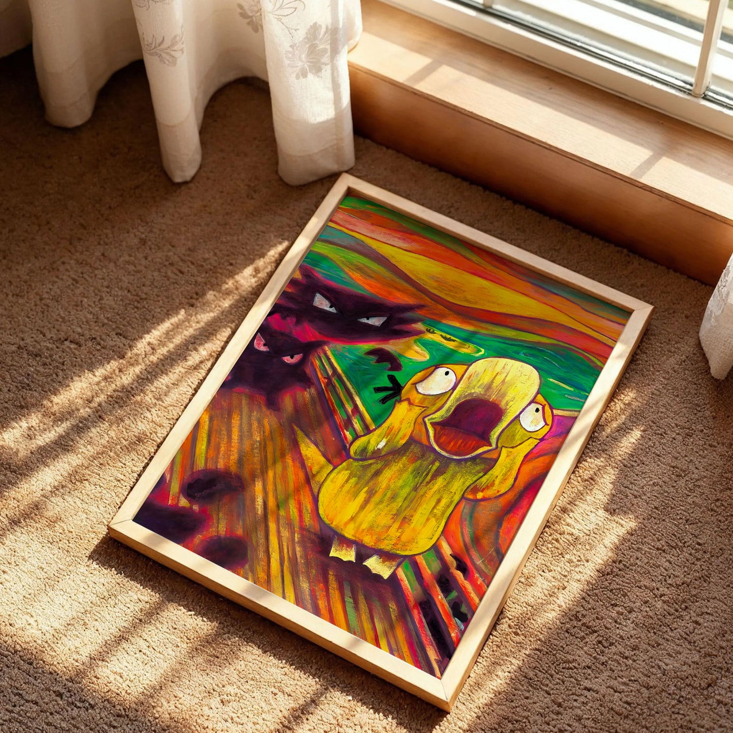 Psyduck The Scream Art