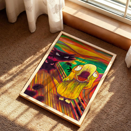Psyduck The Scream Art