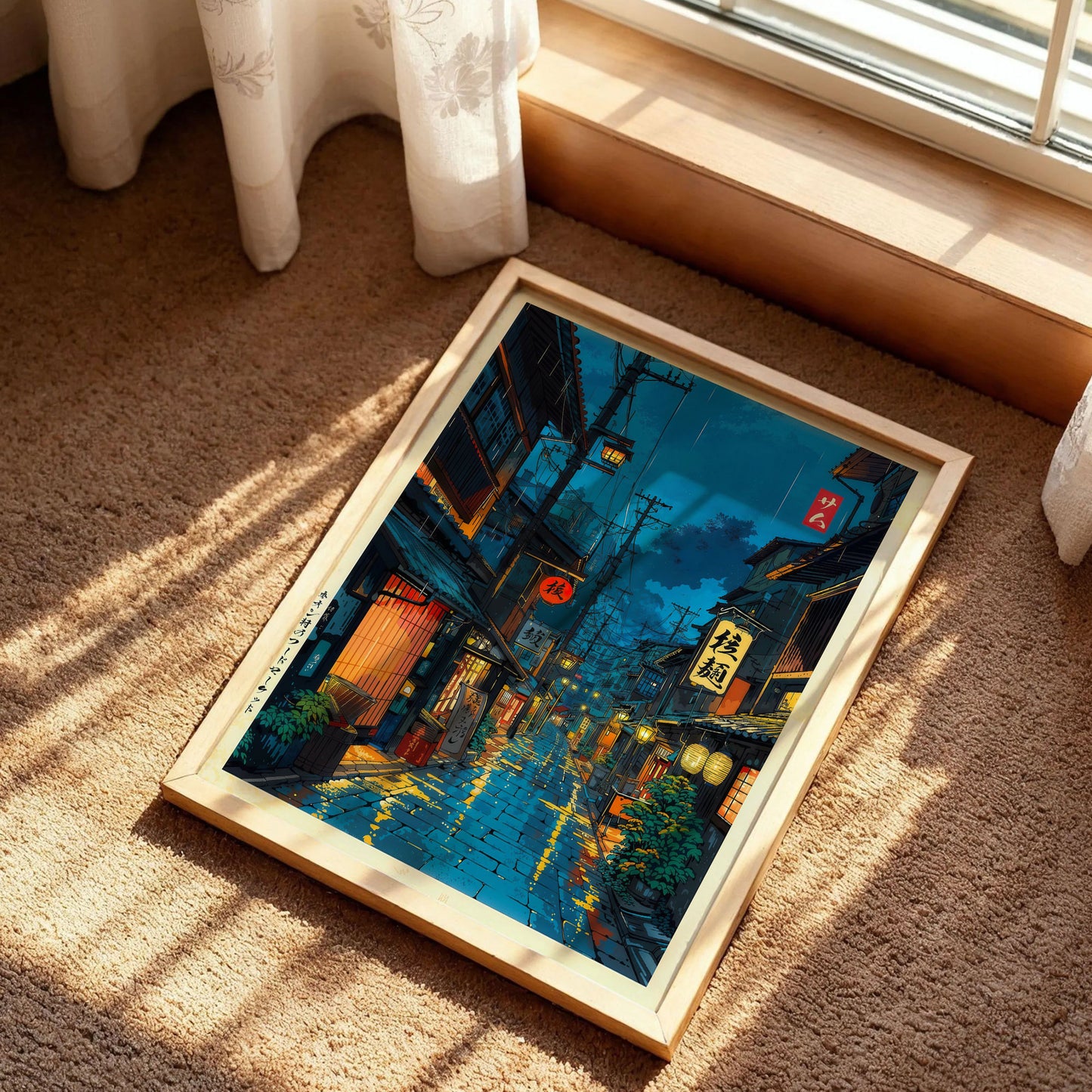 Japanese Tokyo Tea House Wall Art Poster
