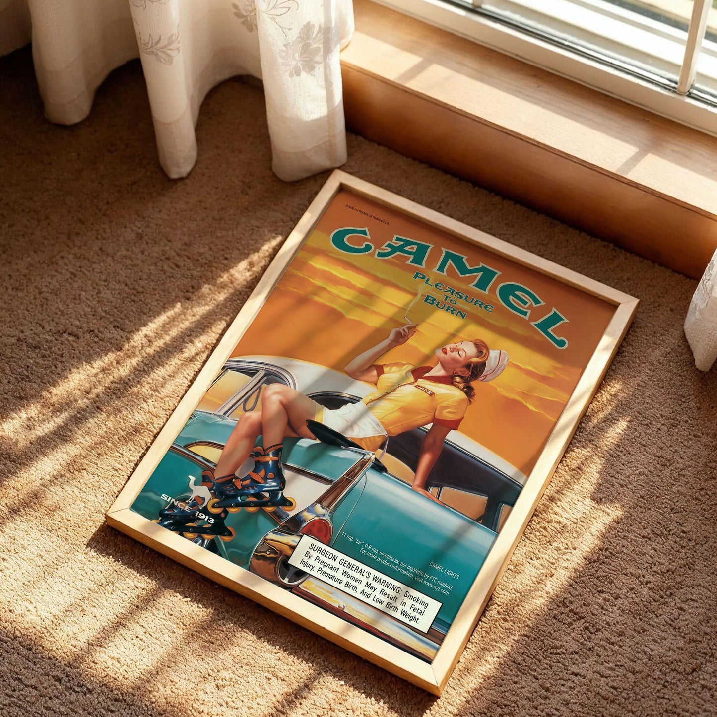 Camel Cigarettes Vintage Poster