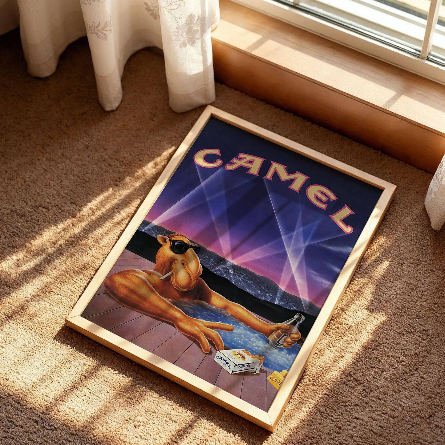 Camel Cigarette Advert Art