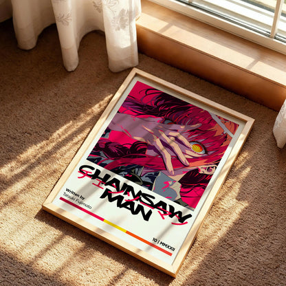 Makima Chainsaw Man Poster