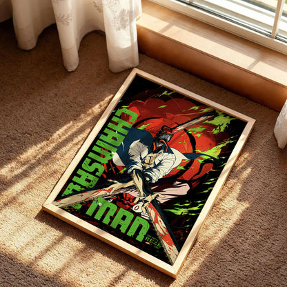 Chainsaw Man Denji Anime Poster