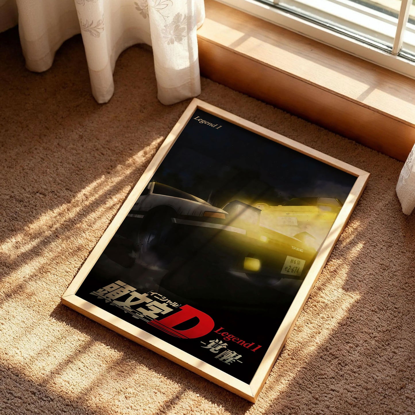 Initial D Toyota AE86 Poster
