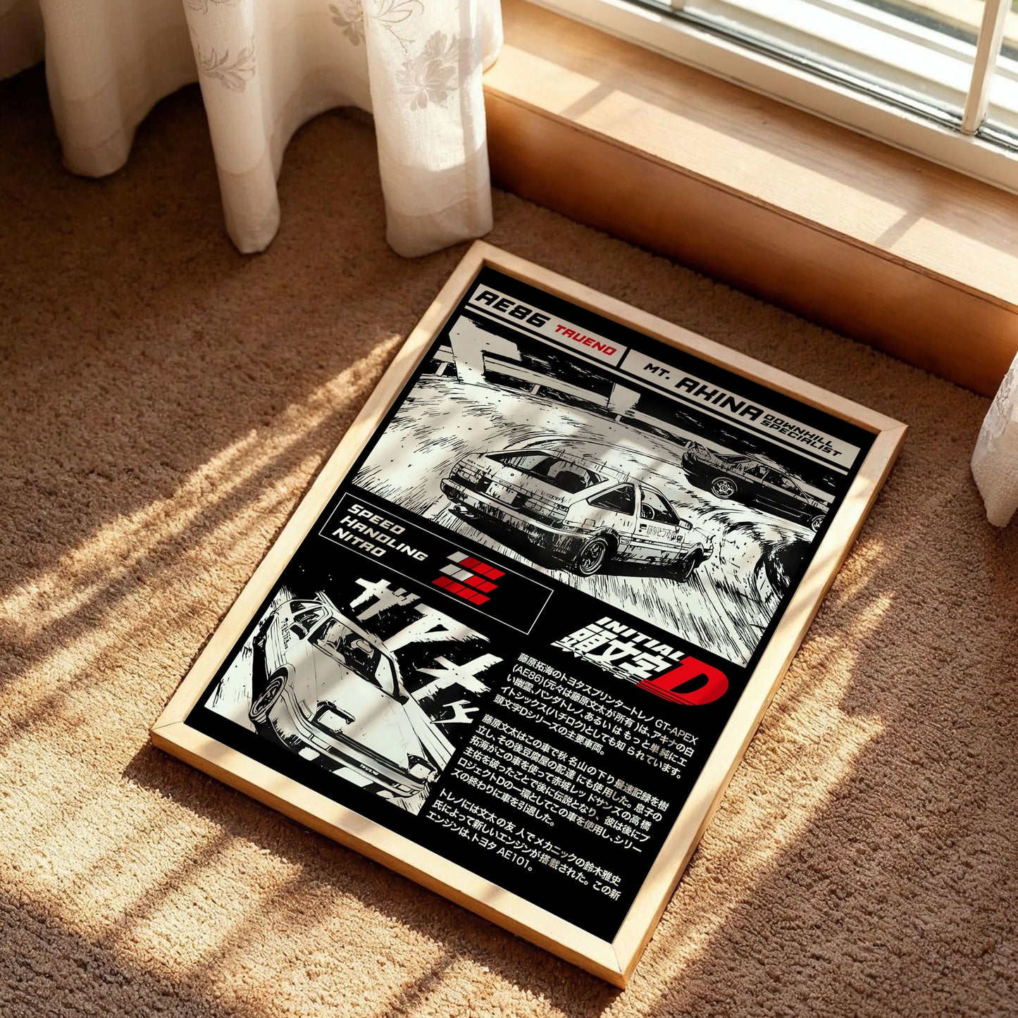 Initial D Anime Poster