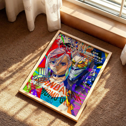 Dandadan Ken Takakura and Momo Ayase Poster