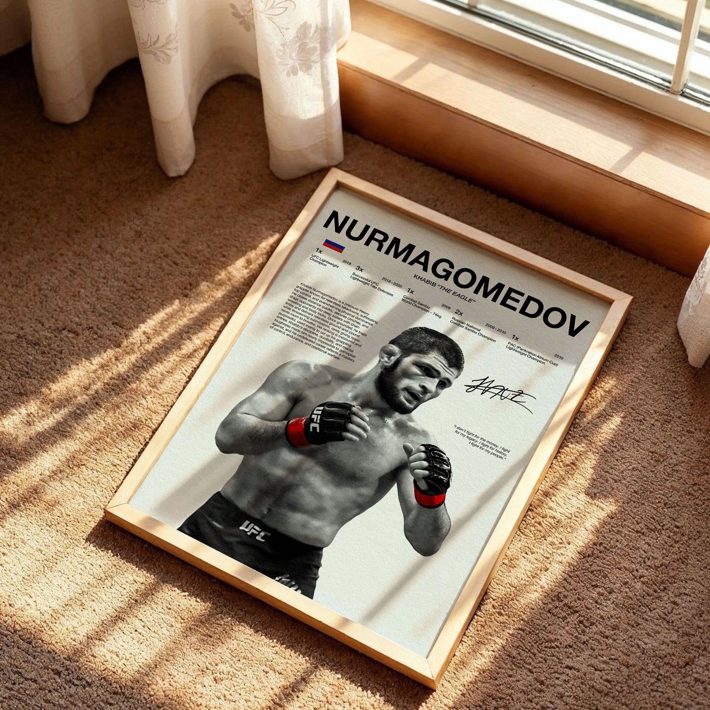 Khabib Nurmagomedov “The Eagle” Poster