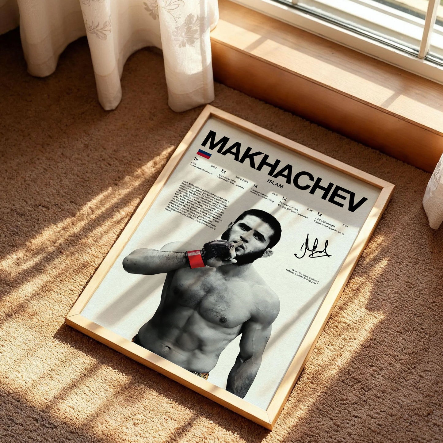 Islam Makhachev Poster