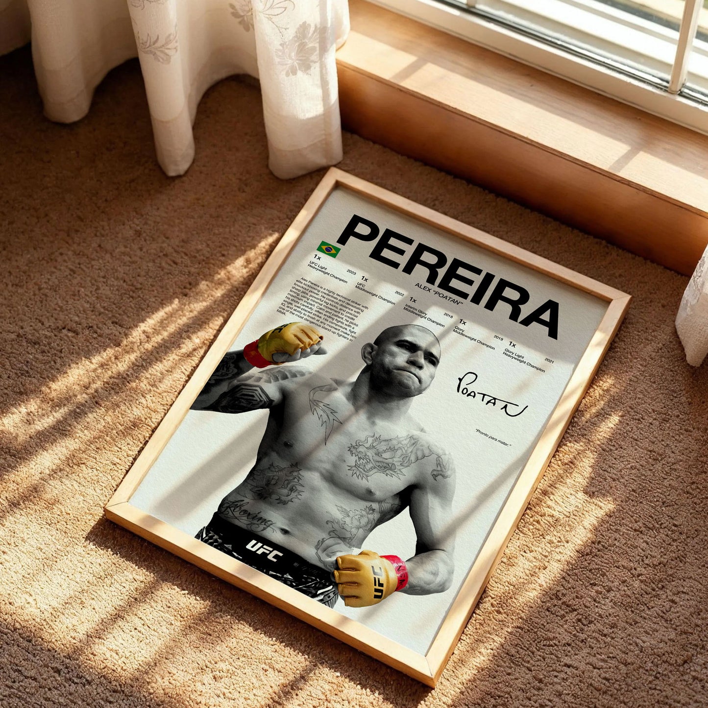 Pereira Mma Poster