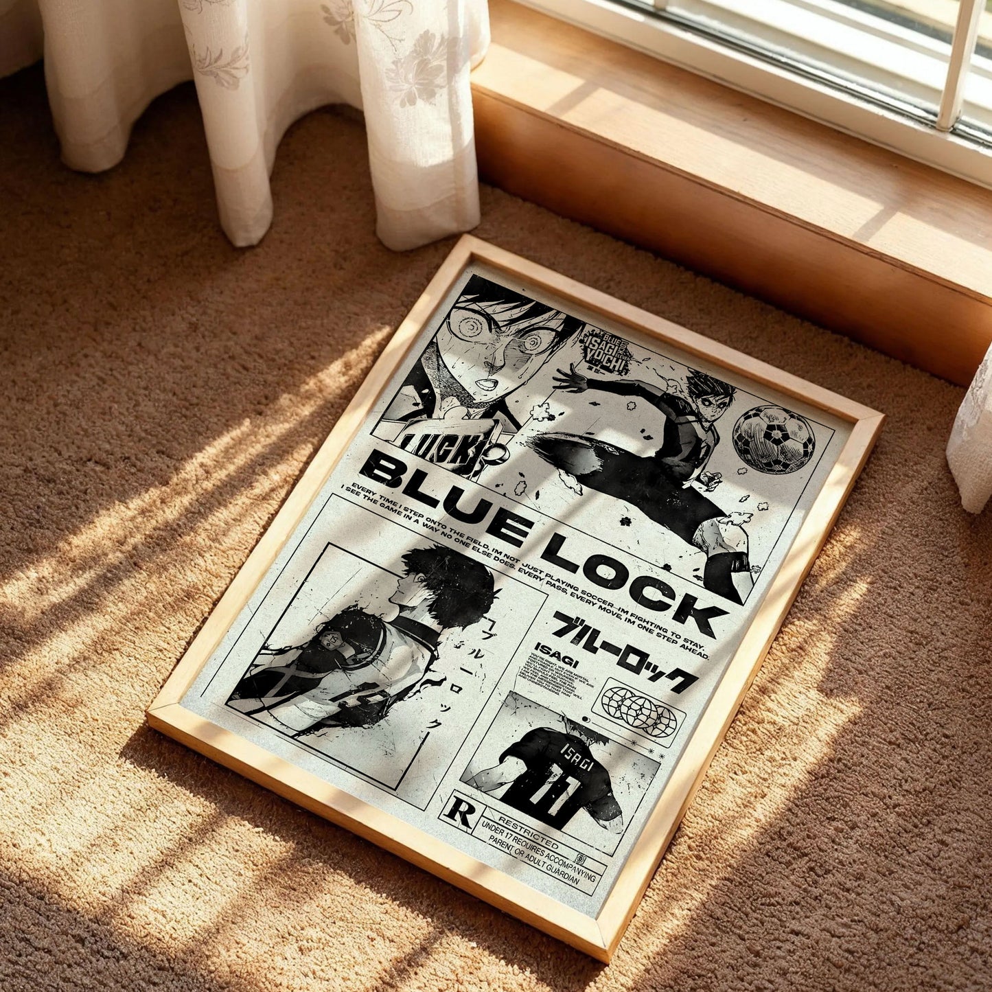 Blue Lock Yoichi Isagi Poster