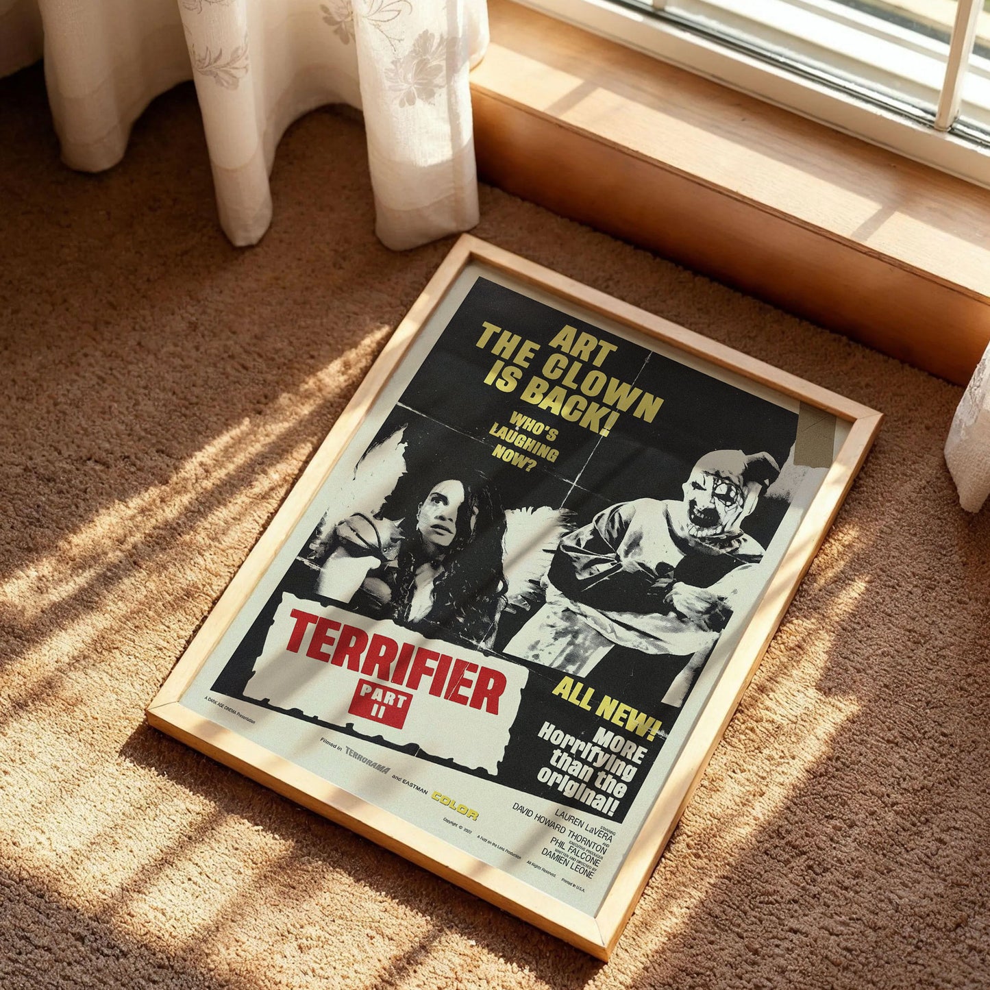 Terrifier 2 Art The Clown Is Back Poster