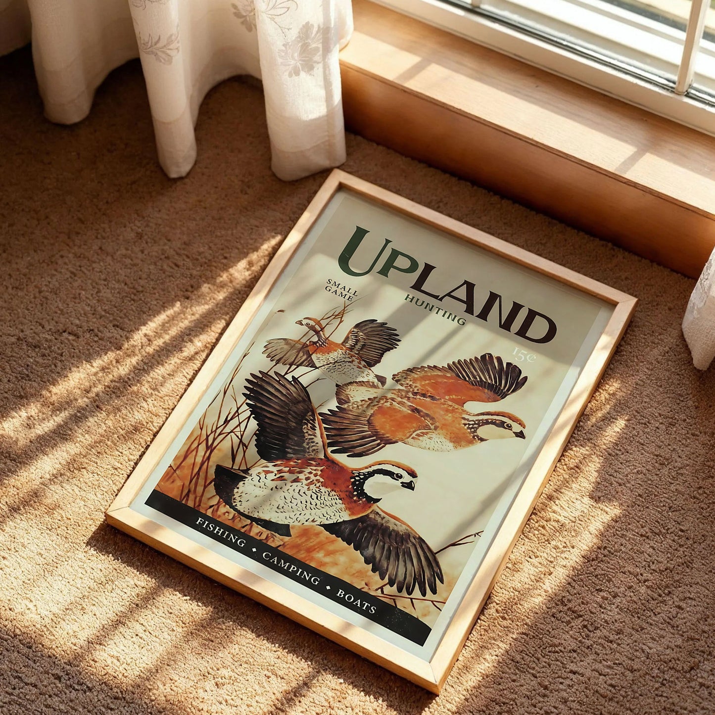 Retro Hunting Print Upland Bird Art