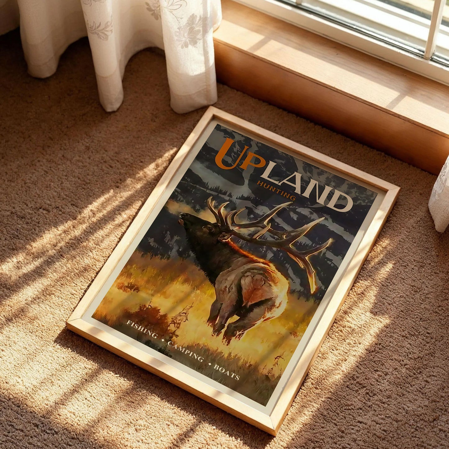Elk Hunting Art Print