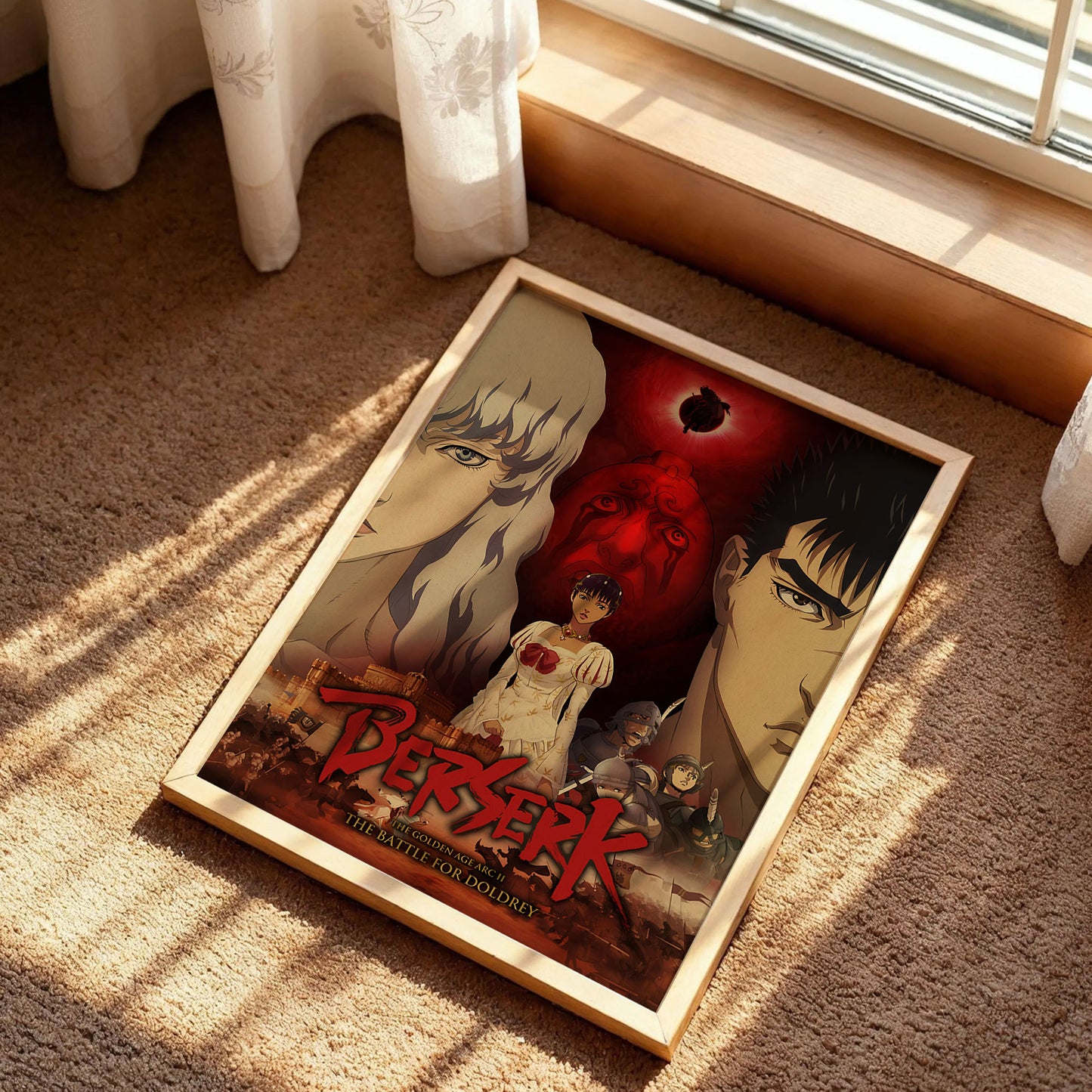 Guts and Griffith Anime Poster