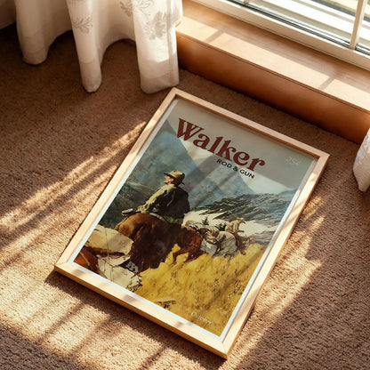 Vintage Western Hunting Art Print