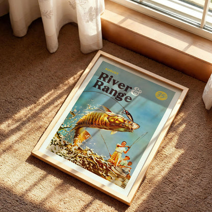 River Range Fishing Print