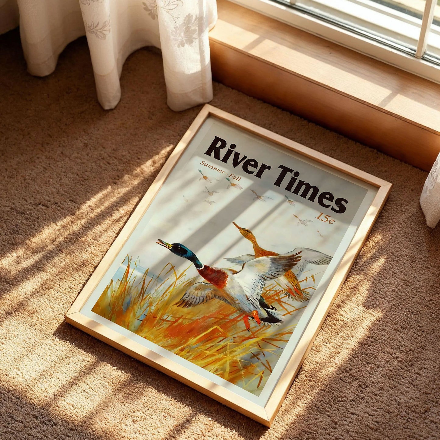 Retro Duck Poster