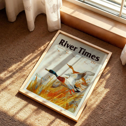 Retro Duck Poster