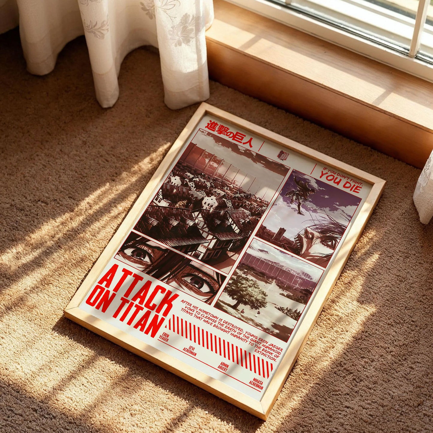 Attack on Titan Anime Art Print