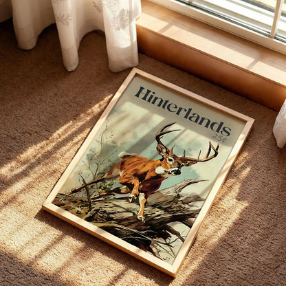 Vintage Stag Art Print