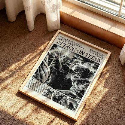 Attack on Titan Manga Anime Print Art