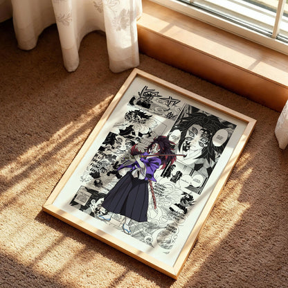 Demon Slayer Kokushibo Anime Print