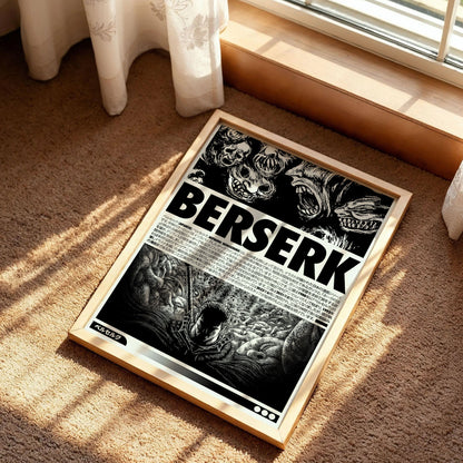Berserk Anime Wall Decor