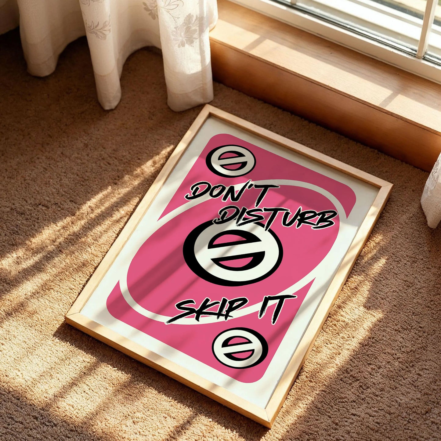 Don't Disturb Skeep It Home Decor