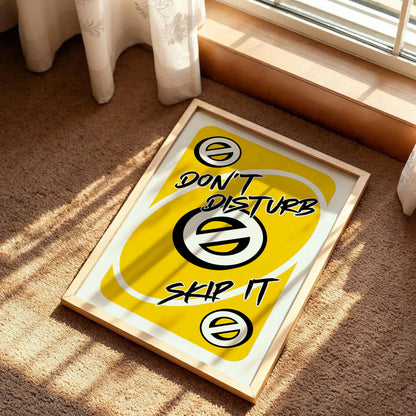 Don't Disturb Skeep It Poster