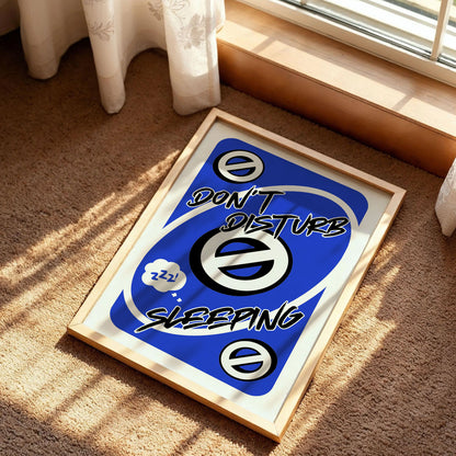 Don't Disturb Sleeping Reverse Card Art
