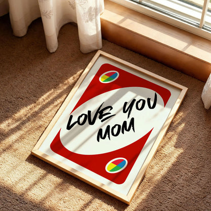 Love You Mom Wall Art
