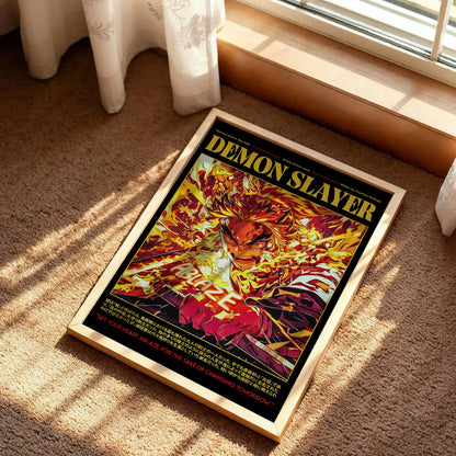 Kyojuro Rengoku Demon Slayer Poster