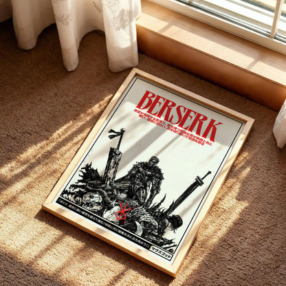 Guts In His Berserker Armor Poster