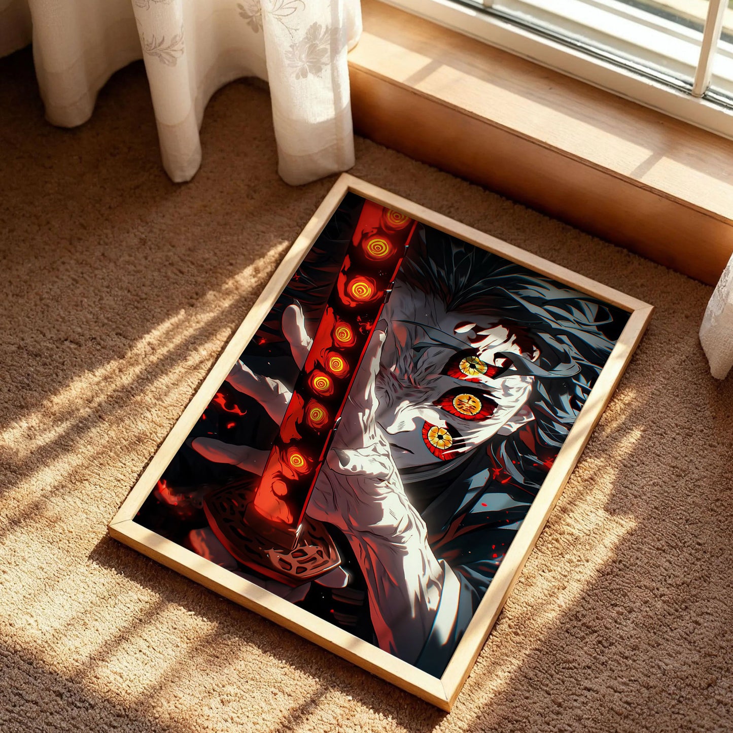 Kokushibo Demon Slayer Anime Poster